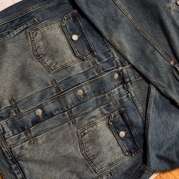 이스트로그 퍼머넌트 데님 자켓 L