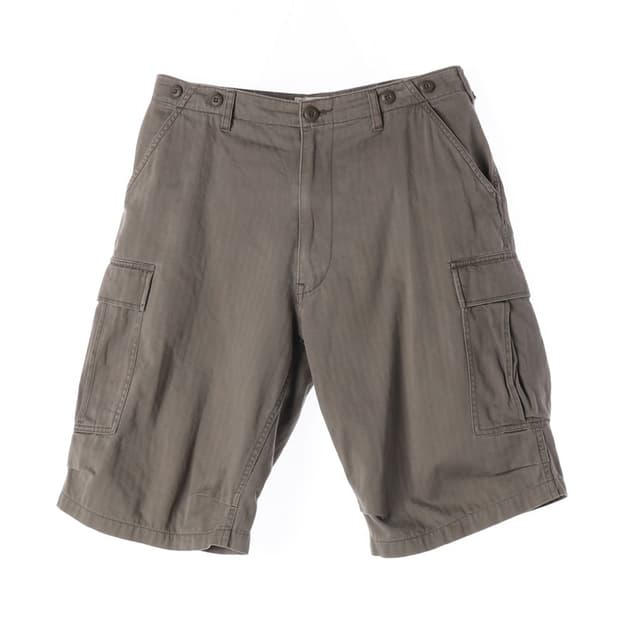 스미스 아메리칸 헤링본 워시드 카고 쇼츠