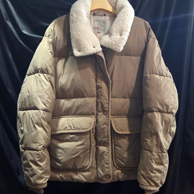 SPAO 뽀글이 카라 오버핏 패딩 점퍼