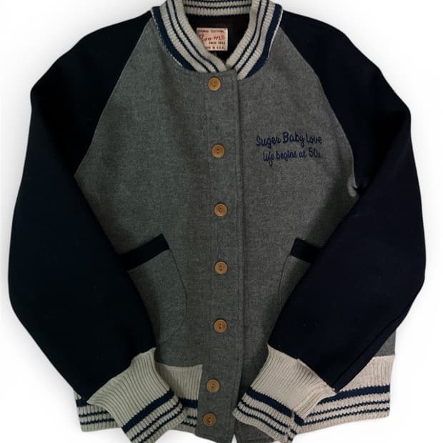 빈티지 야구잠바 바시티자켓