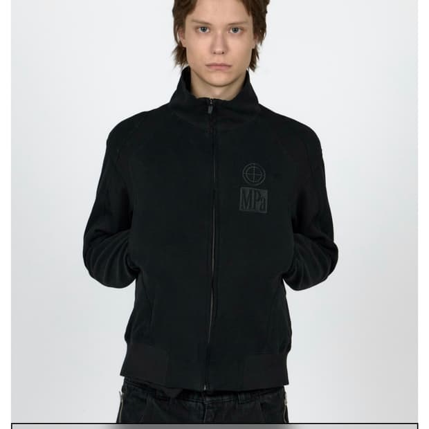 MPa CONTRAST ZIPPED JACKET (BLACK) M