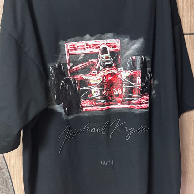 준지 25ss 마이클케이건 오버핏 티셔츠 xs