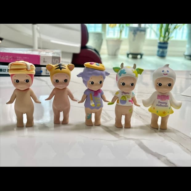 소니엔젤 희귀 피규어 5개 일괄