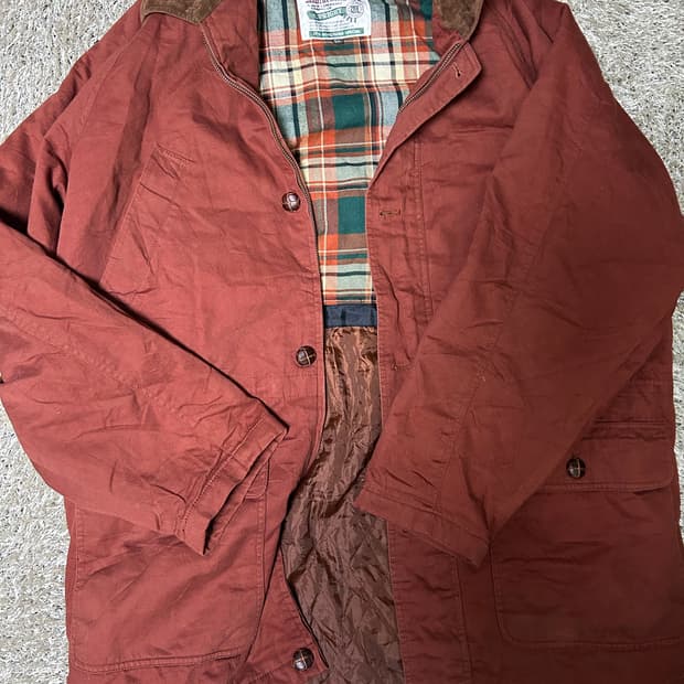 일본판 버건디 헌팅자켓 사이즈 105~110