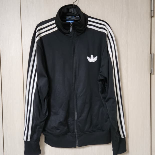 아디다스  파이어버드 트랙탑 져지 블랙 사이즈 100