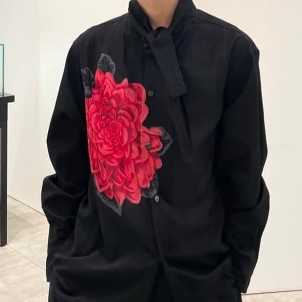 Yohji yamamoto Y's for men dahlia shirt