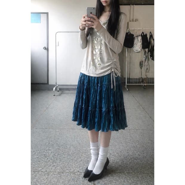 호수의 푸름 코디 set