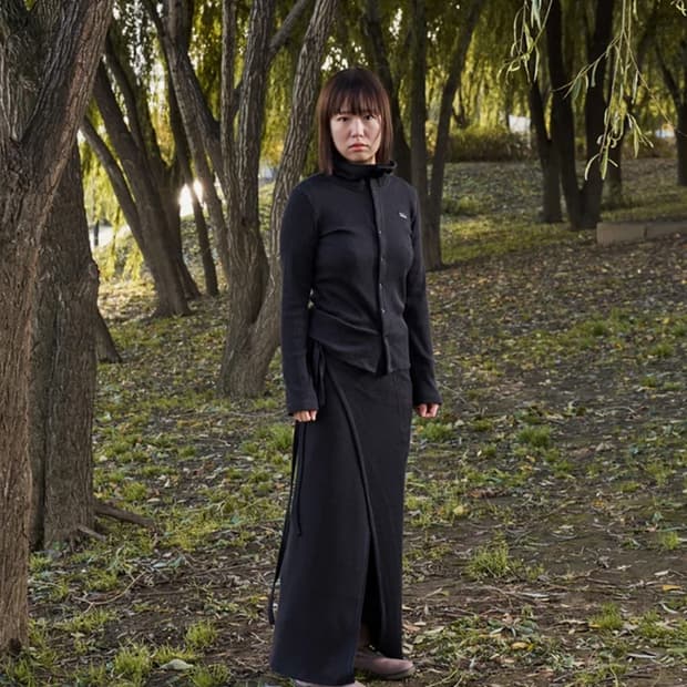 사파리술라 가디건+랩스커트 셋업