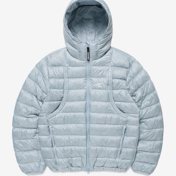 카비시 라이트웨이트 다운 자켓 경량 패딩 블루