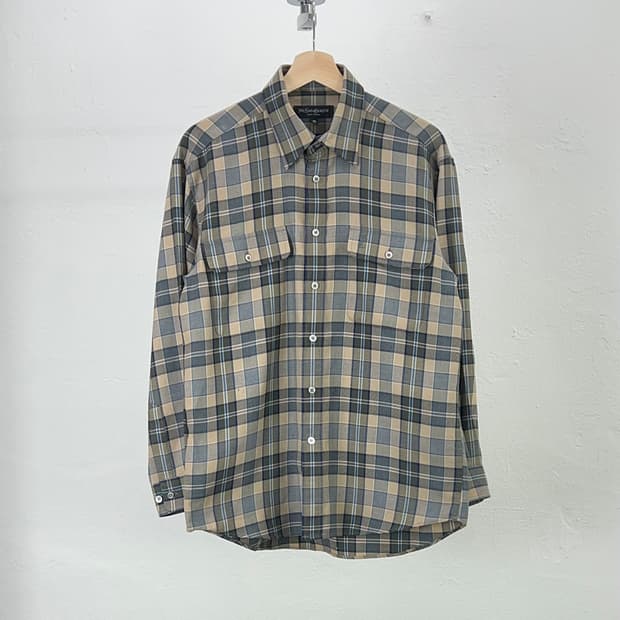 이브 생로랑 뿌르 옴므 멀티 마드라스 체크 투 포켓 셔츠