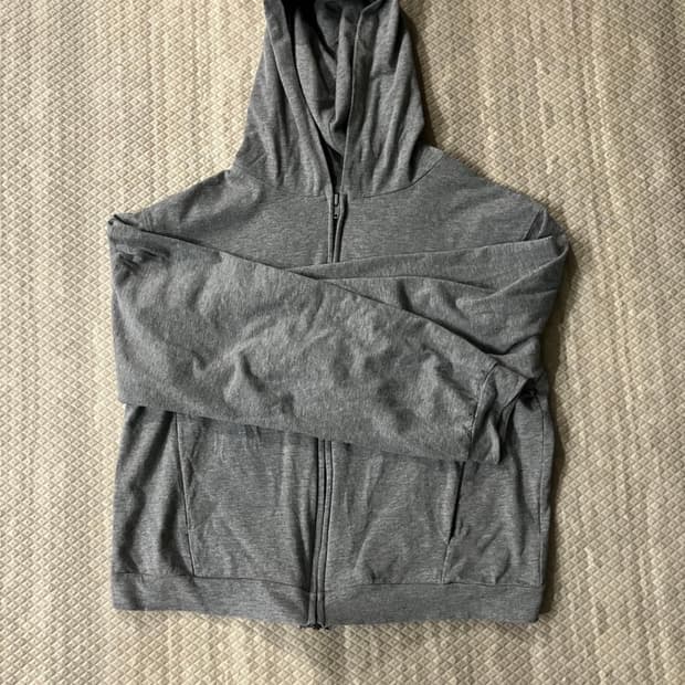 머듈 라운지 후드집업 그레이 2사이즈