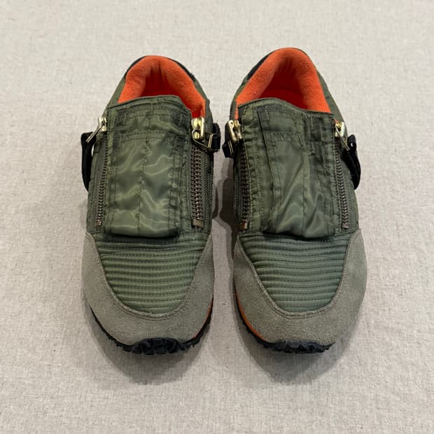 캐피탈 MA-1 카키 스니커즈