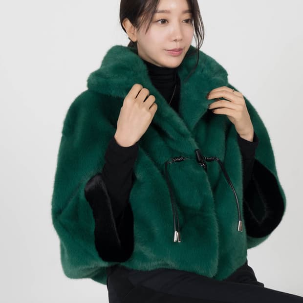 퍼자켓 망토