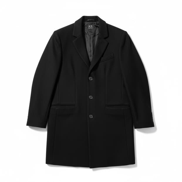 아르마니 익스체인지 블랙 남성 블레이저 코트