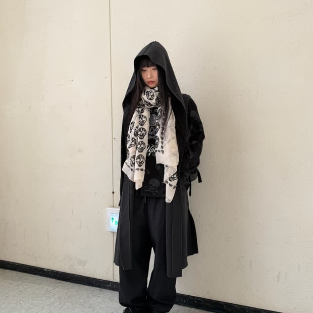 재패니즈 후드 롱 베스트