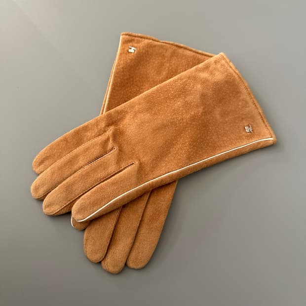 꾸레쥬 courreges 가죽 로고 장갑