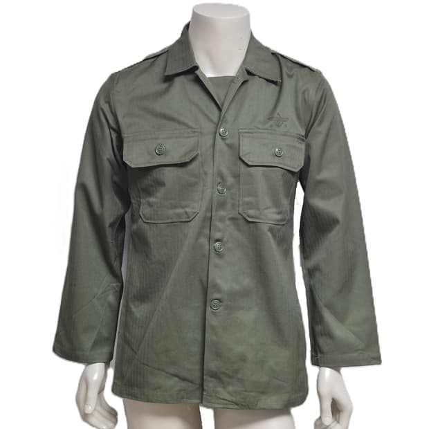 국군 구형 훈련복 민무늬 전투복 상의 자켓 (M) (1) (미사용품)