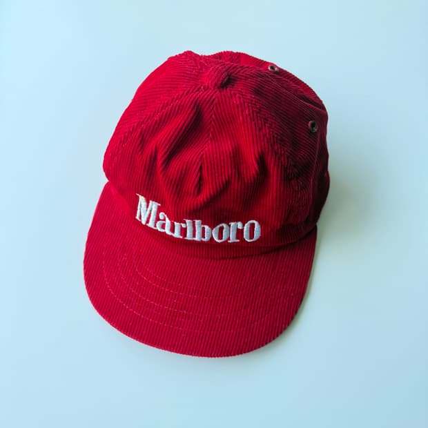 80s Made in USA 말보로 코듀로이 캡