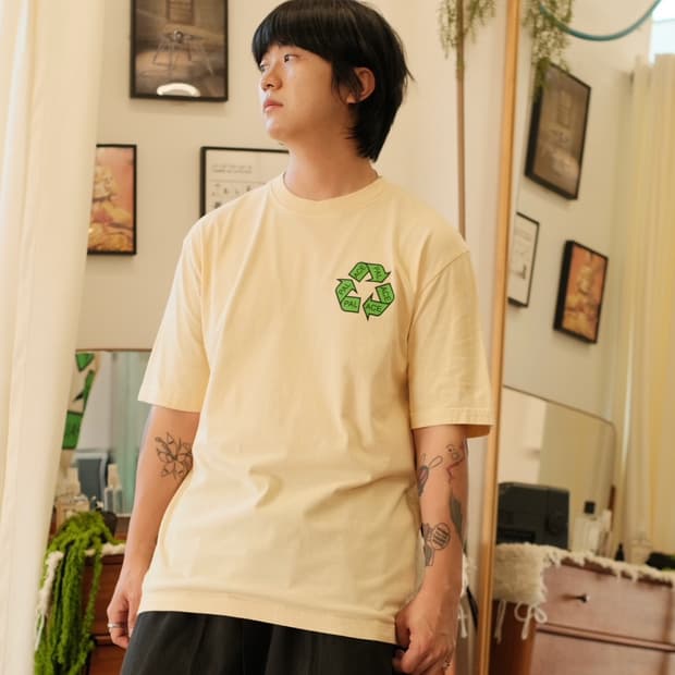 팔라스 21ss P-사이클 티셔츠 오트밀 L