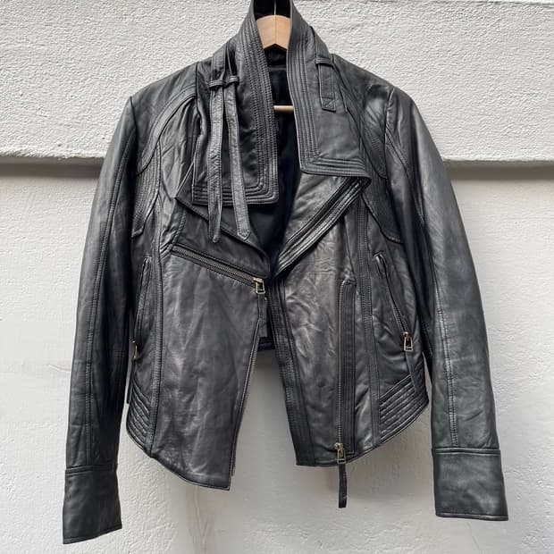양가죽 레더 자켓