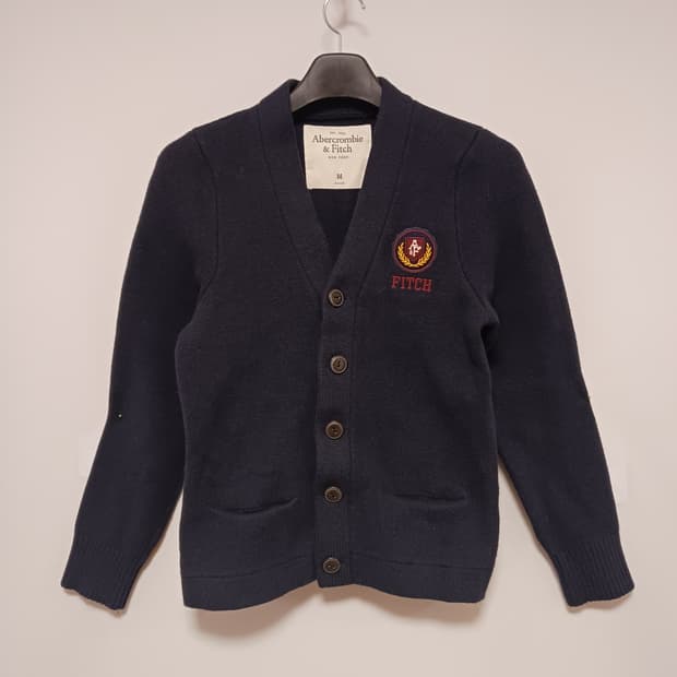 아베크롬비 로고가디건