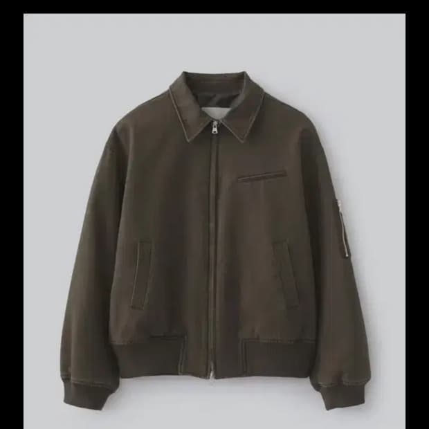 파브레가 카치온 워시드 MA-1 자켓 (다크 브라운) 2size