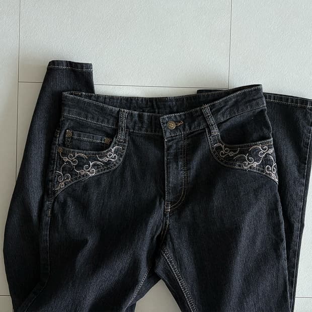 bootcut denim pants