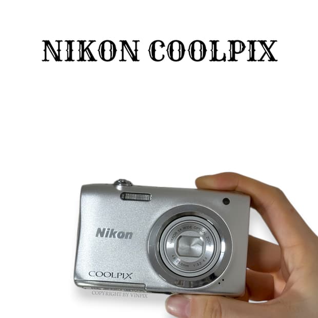 |소프트포커스🩶| 니콘 쿨픽스 a100 빈티지 디지털 카메라 디카