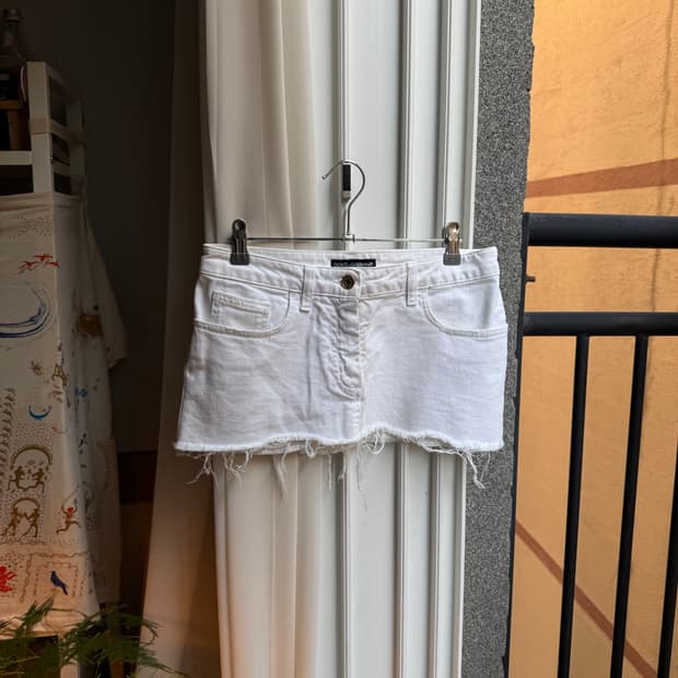 Dolce & Gabbana micro mini skirt