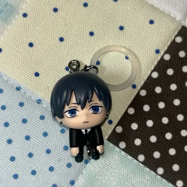 체인소맨 아키 대롱 가챠 키링