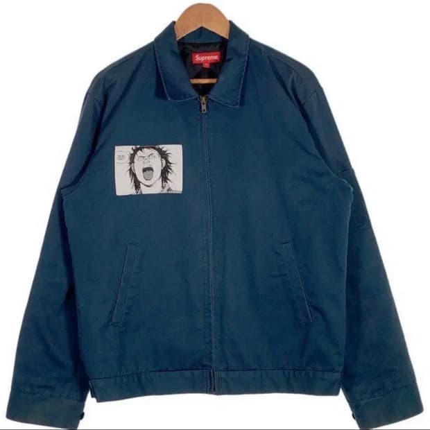 L) 슈프림 x 아키라 워크자켓 네이비