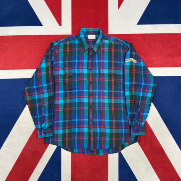 아디다스 90s 체크셔츠 100