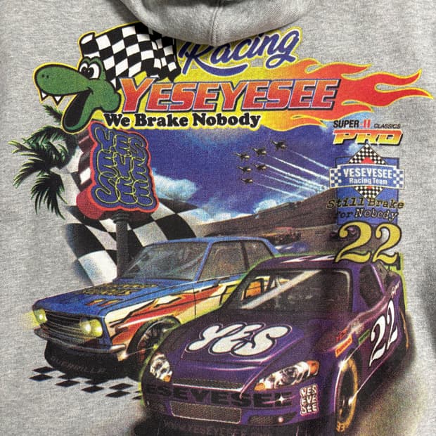 예스아이씨 후드티 그레이 S