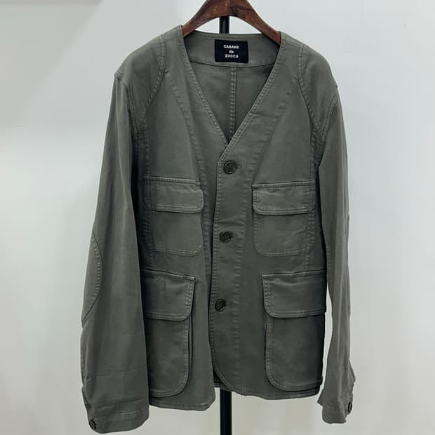 주카 멀티 포켓 코튼 자켓