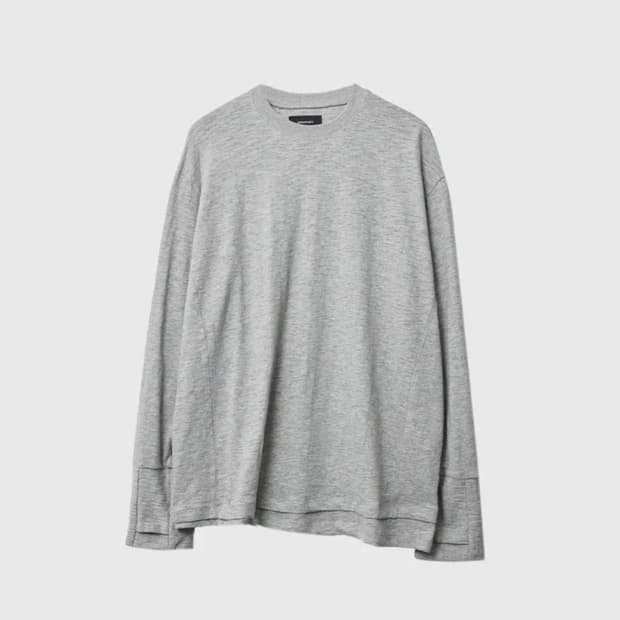 999휴머니티 레이어드 롱슬리브 그레이 3 L