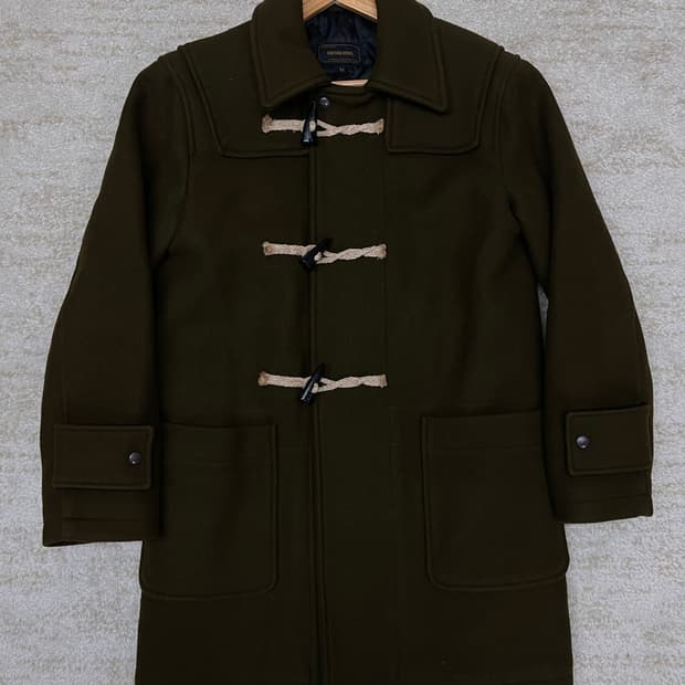 [M] 유니폼브릿지 더플 코트 브라운 컬러 미디움