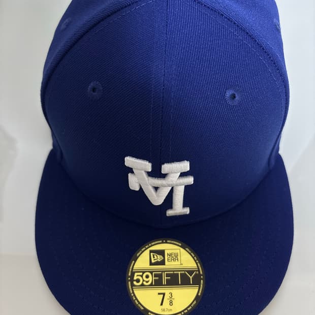 뉴에라 LA 다저스 업사이드 다운 다크로얄 59FIFTY 피티드 캡