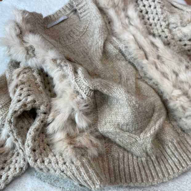 Vintage wool knit