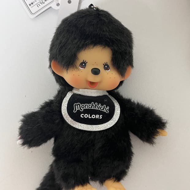 블랙 몬치치 인형키링 택o