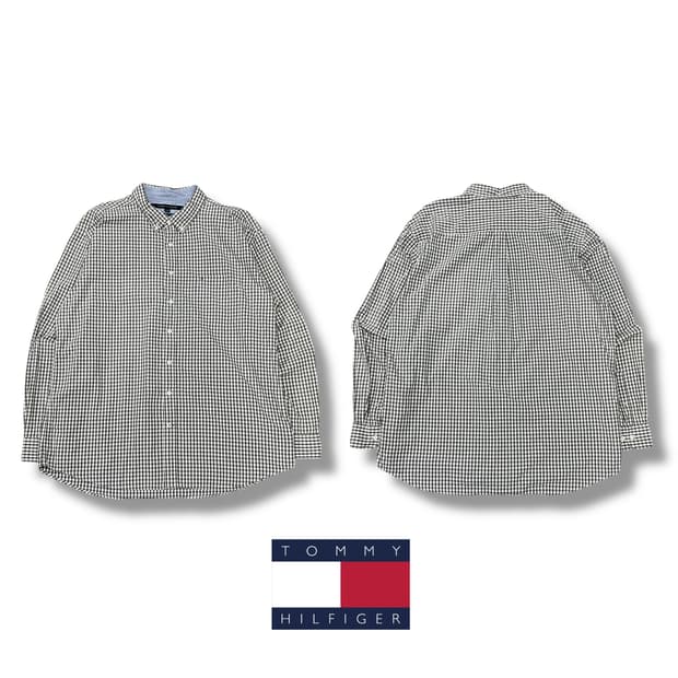 타미힐피거 체크셔츠 s07982