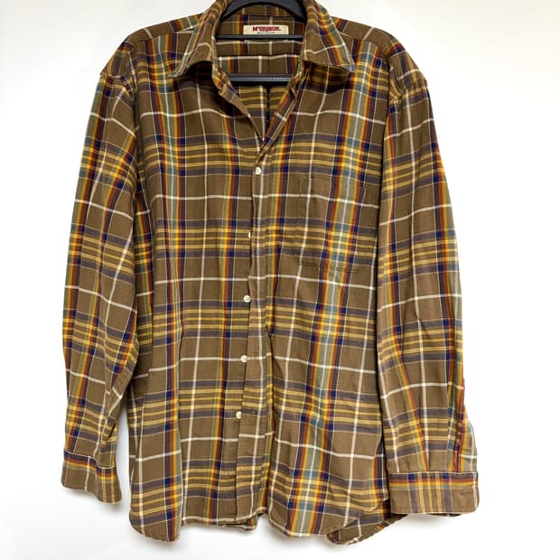 McGregor 남성 체크 셔츠 100-105 