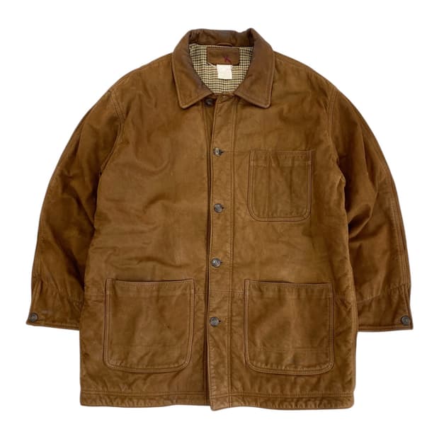 90‘s 엘엘빈 소가죽 초어 자켓