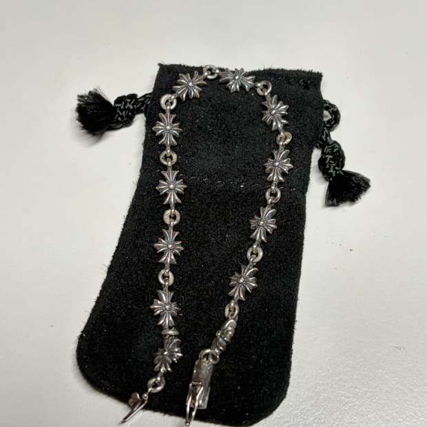 (새상품) 크롬하츠 타이니 e-ch 팔찌 12링크 풀구성