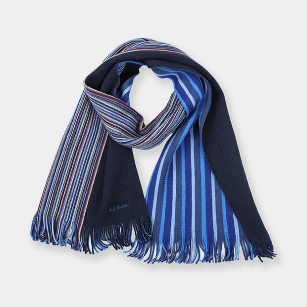 Paul Smith Multi-Stripe Wool Muffler