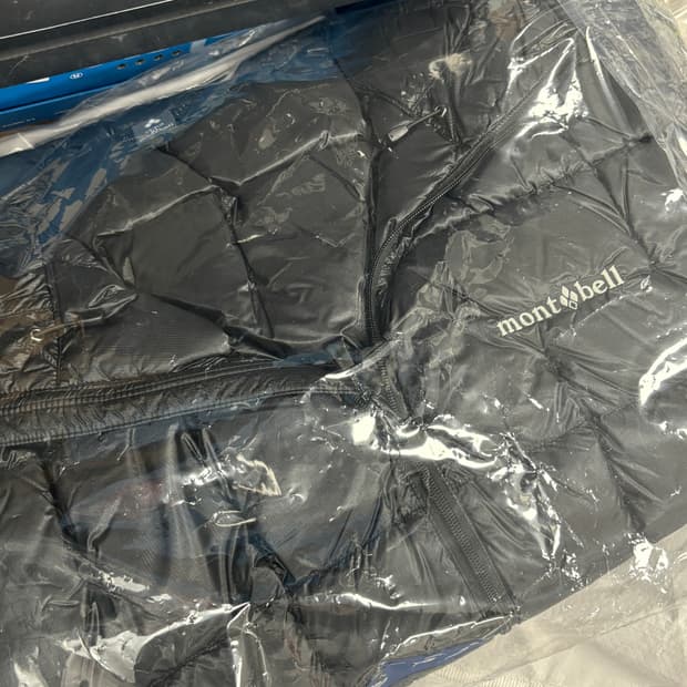 XL 몽벨 플라즈마1000 알파인 다운 파카 패딩 블랙 새제품 판매
