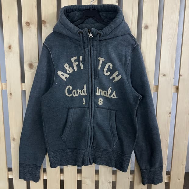 (M) 아베크롬비 차콜 후드집업