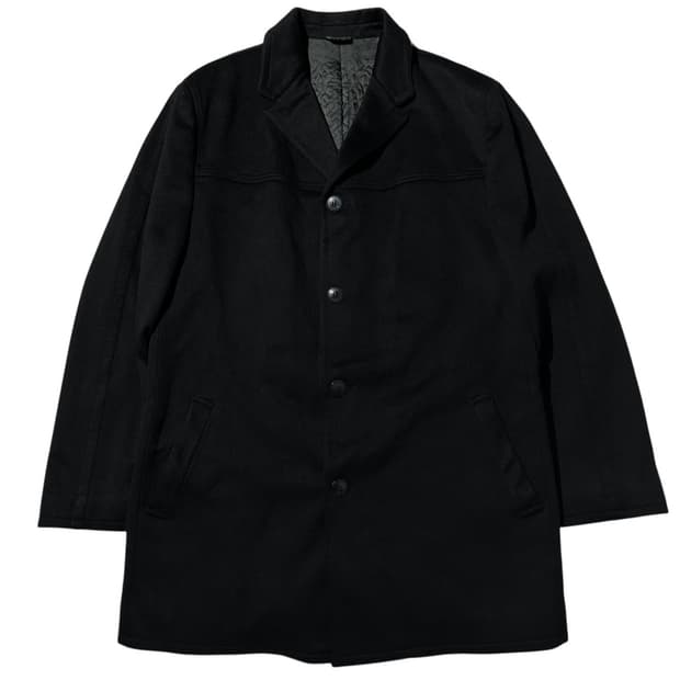 지아니 베르사체 울 캐시미어 싱글 코트