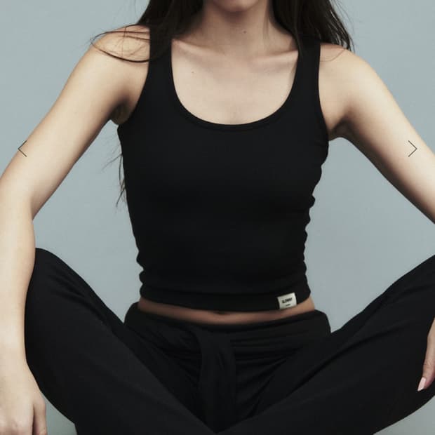 글로니 G classic rib tank black 탱크탑 나시 블랙