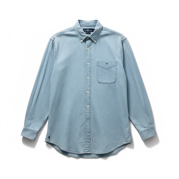 폴로 랄프로렌 데님 셔츠 하늘색