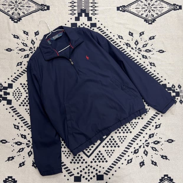 폴로 랄프로렌 자수로고 오버핏 아노락 자켓 S P00027